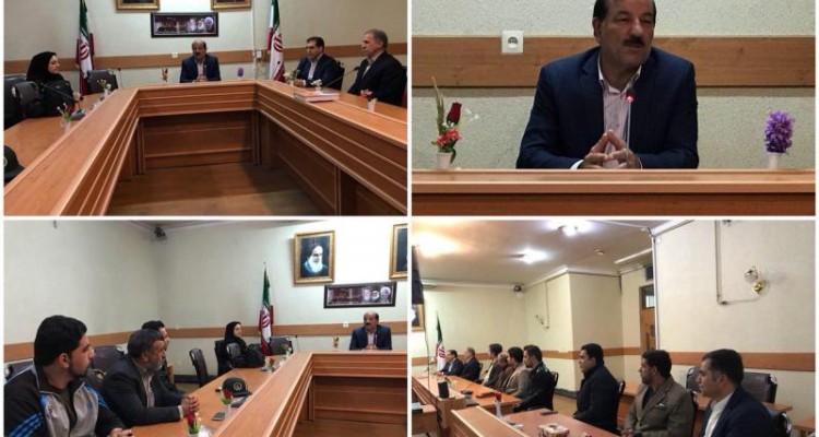 جلسه خيرين شهرستان صحنه در امور ورزشي برگزار شد