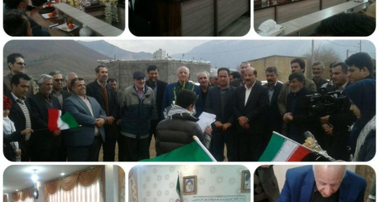 مدرسه ۲ کلاسه روستایی گاو دانه گدار به مساحت ٨٠مترمربع  کلنگ زنی شد