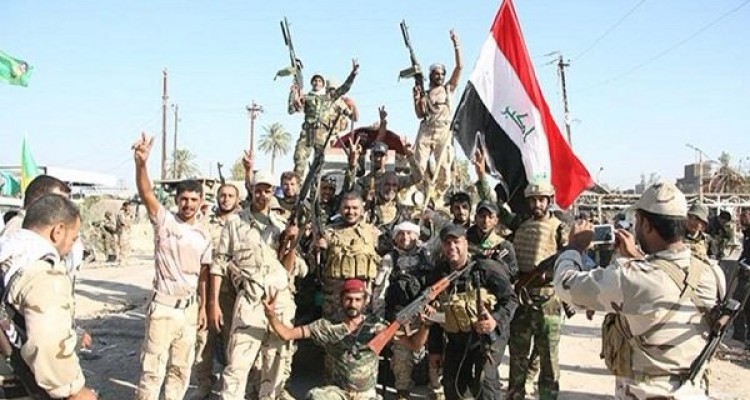 «حشد شعبی» تعدادی از مواضع داعش را منهدم کرد