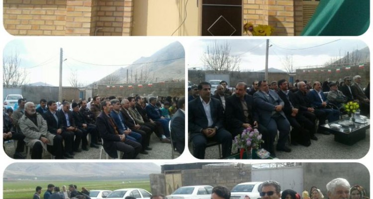 مدرسه 2کلاسه خيرساز شهید مجید وفادار روستای عباس آباد صحنه افتتاح شد