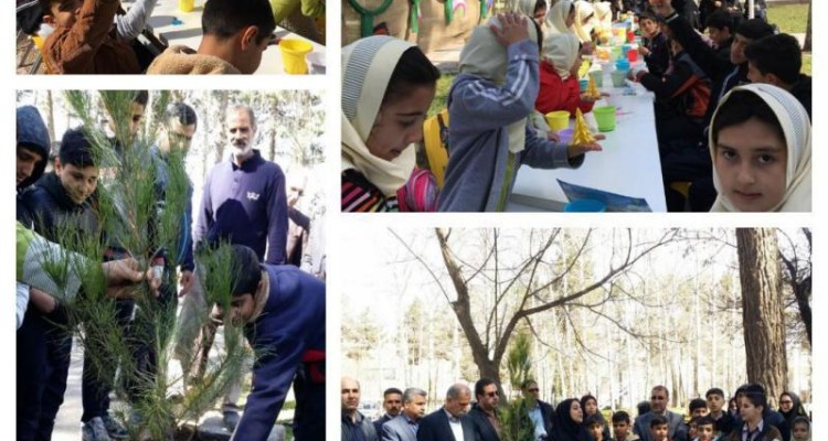  مراسم قلب سبز زمین با حضور کودکان صحنه ای برگزار شد