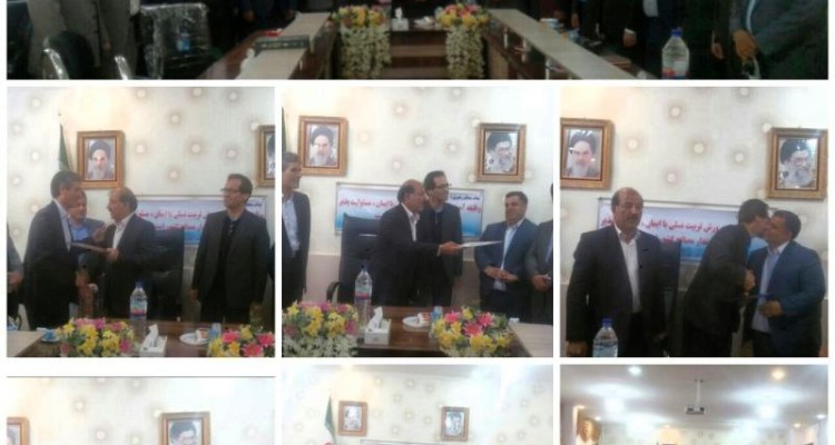 مراسم تودیع و معارفه مدیر اداره آموزش و پرورش شهرستان صحنه برگزار شد
