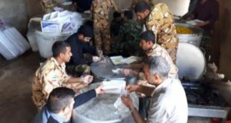 توزیع روزانه بیش از ۷هزار پرس غذای گرم توسط موکب رهپویان ولایت در پلدختر 