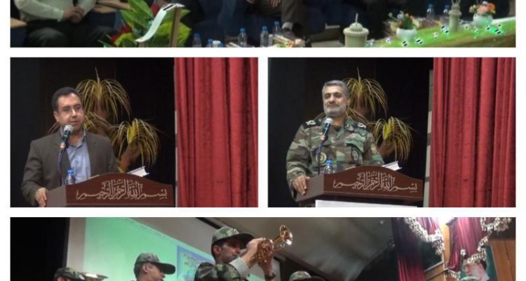 مراسم بزرگداشت سالروز ورود آزادگان شرق استان کرمانشاه در صحنه برگزارگردید