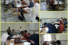 آزمون سراسری انجمن خوشنویسان صحنه برگزار شد 