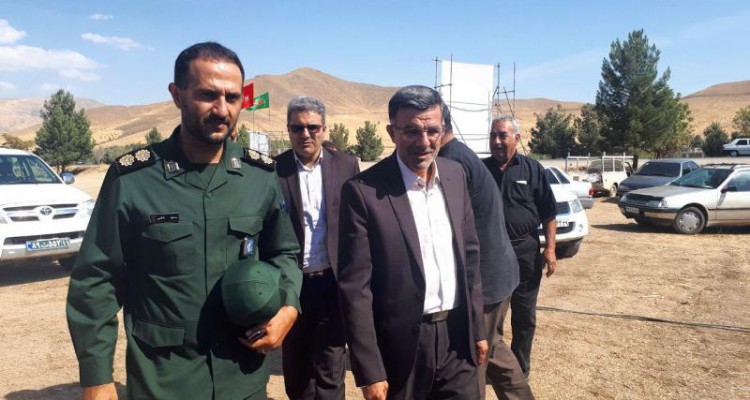 جمعی از مسئولین صحنه از موکب ومحل های اسکان این شهرستان بازدید کردند
