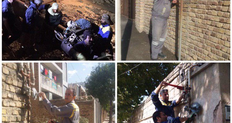 خط انتقال گاز 20 اینچ دوم ملایر-کرمانشاه تعمیر شد 