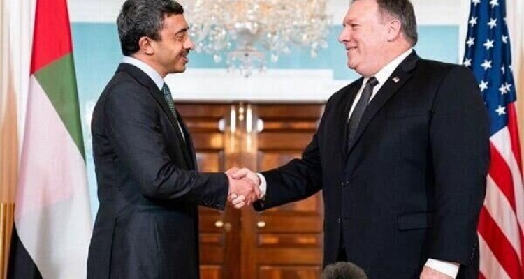 گفتگوی وزیران خارجه آمریکا و امارات درباره ایران 