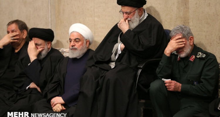 مراسم بزرگداشت شهید قاسم سلیمانی با حضور رهبر انقلاب برگزار شد