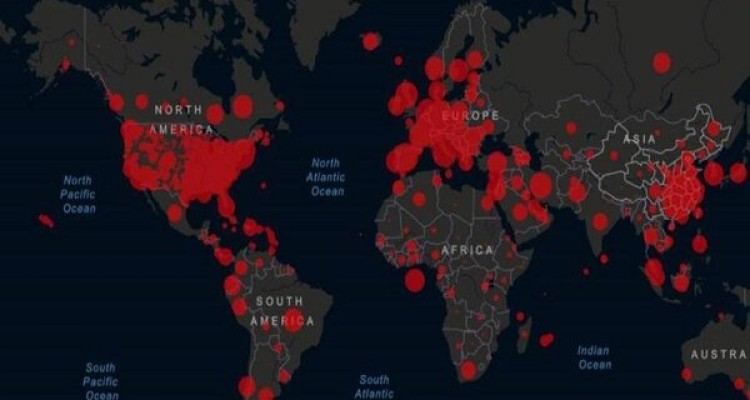 آمار مبتلایان و فوتی های ناشی از کرونا در دنیا و کشورهای عربی