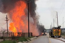 وقوع انفجار مهیب در تاسیسات گاز طبیعی ایالت تگزاس آمریکا