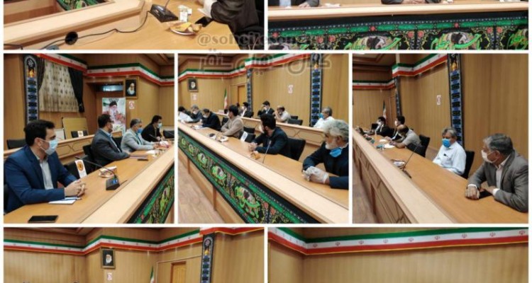 پروژه های حوزه آب و فاضلاب شهرستان مورد بررسی قرار گرفت