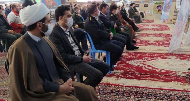 مراسم بزرگداشت سالروز شهادت حاج قاسم سلیمانی در صحنه برگزار شد