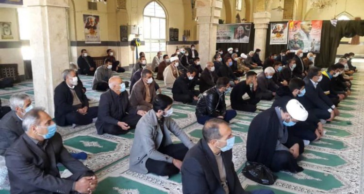 نماز عبادی سیاسی جمعه این هفته شهرستان صحنه برگزار شد