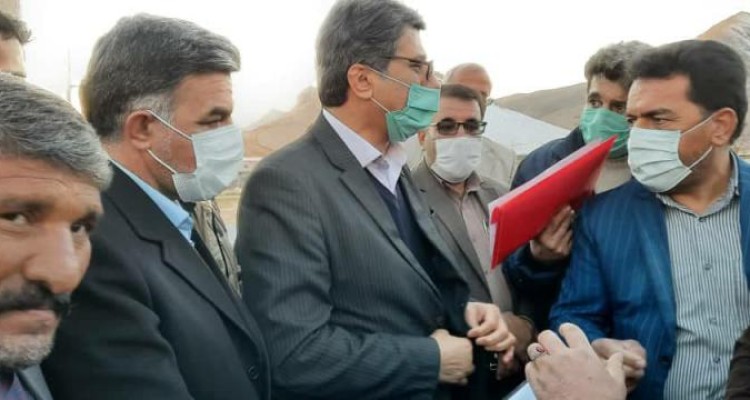 بازدید نماینده مجلس و فرماندار شهرستان صحنه از بخش دینور