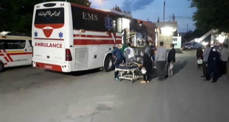 پای اتوبوس آمبولانس به کنگاور باز شد