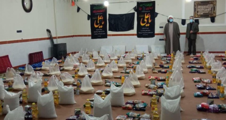 ۱۱۰بسته معیشتی به مناسبت شهادت حضرت علی (ع)  در صحنه توزیع شد