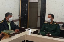 دیدار فرمانده سپاه صحنه با فرمانده نیروی انتظامی