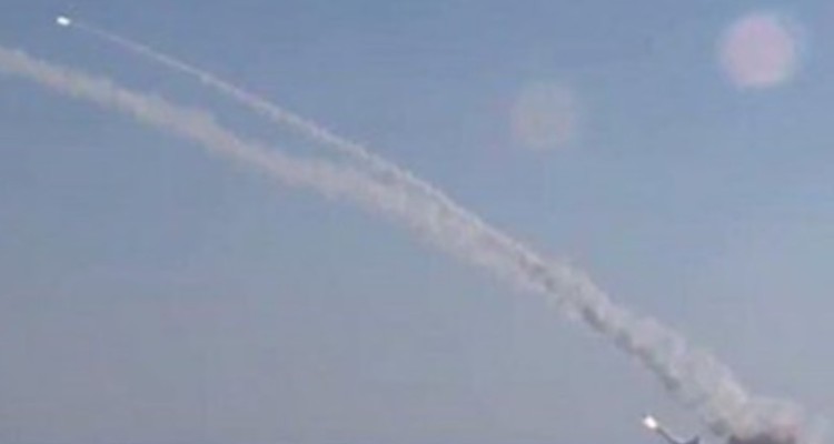 شلیک موشک کروز روسیه در دریای ژاپن+فیلم