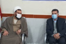 دیدار فرماندار، فرمانده ناحیه مقاومت بسیج سپاه صحنه و مسئولین شهرستان‌صحنه‌با‌ امام جمعه و نماینده ولی فقیه در شهرستان