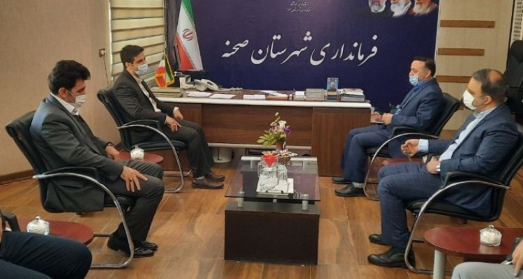 دیدار رییس دادگستری و دادستان صحنه با فرماندار