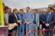 افتتاح ۲ پروژه عمرانی در صحنه