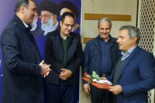 از جانباز شاغل در فرمانداری صحنه تجلیل به عمل آمد.