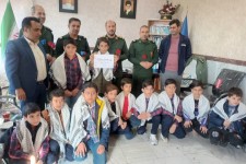 مسئولان ادارات با فرمانده سپاه صحنه دیدار نمودند