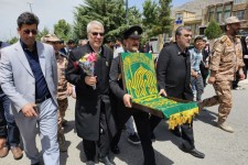 استقبال از پرچم مطهر امام رضا ع در صحنه