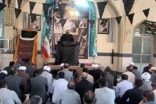 عزاداری رئیس جمهور شهید در صحنه