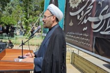بزرگداشت سومین روز شهادت رئیس جمهور در شهرستان صحنه