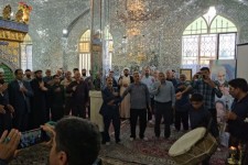 گرامیداشت شهدای خدمت در امام زاده ولی الدین