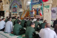 در هفته دفاع مقدس نماز جمعه صحنه برگزار شد