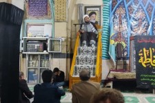 برپایی دومین شب از مراسمات دهه اول فاطمیه در مسجد جامع صحنه