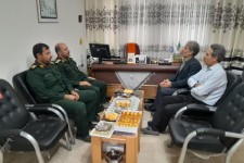دیدار فرماندهی سپاه با کارکنان اداره کتابخانه های صحنه
