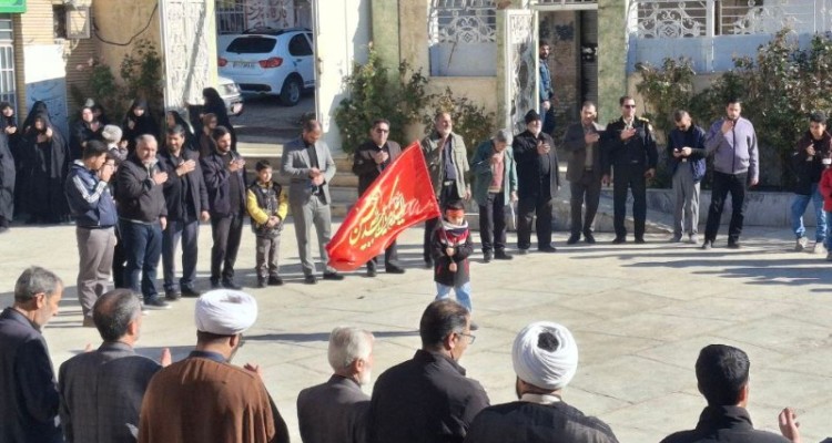 مراسم عزاداری شهادت حضرت زهرا(س)در صحنه