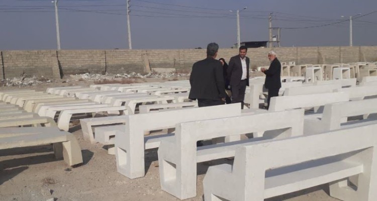 بازدید از کارخانه های صنعت مبلمان شهری و نمایشگاه المان های شهری