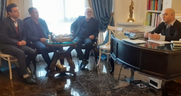 جلسه با مشاورین پروژه مجتمع تجاری مرکز خرید صحنه