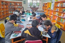 برگزاری ایستگاه نقاشی به مناسبت هفته مقاومت