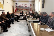 جلسه شورای اداری در بخش دینور