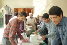 پخت غذای نذری به مناسبت نیمه شعبان