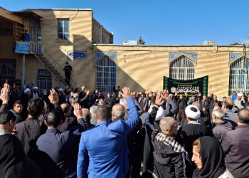 مراسم عزاداری شهادت حضرت زهرا(س) در صحنه