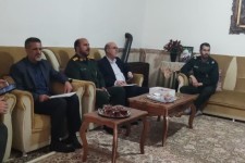 دیدار و سرکشی از وابستگان سپاه در شهرستان صحنه