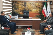 دیدار مدیرعامل شرکت آب منطقه‌ای کرمانشاه با فرماندار شهرستان صحنه   