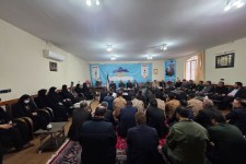 دیدار مسئولان با امام جمعه صحنه به مناسبت دهه فجر   