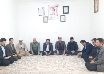 دیدار و سرکشی از خانواده‌های معظم شهدا به مناسبت دهه مبارک فجر   