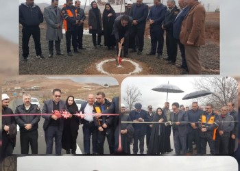 افتتاح و آغاز عملیات اجرایی پروژه‌های عمرانی و اقتصادی در دینور با حضور فرماندار صحنه   