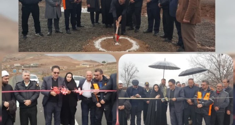 افتتاح و آغاز عملیات اجرایی پروژه‌های عمرانی و اقتصادی در دینور با حضور فرماندار صحنه   