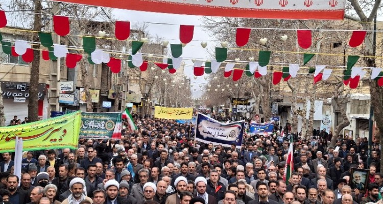 پیام قدردانی فرمانده سپاه ناحیه صحنه از حضور پرشور مردم در راهپیمایی ۲۲ بهمن   