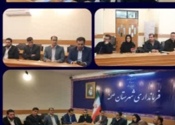 فرماندار صحنه: آمادگی کامل شهرستان در حوزه پدافند غیرعامل و مدیریت بحران